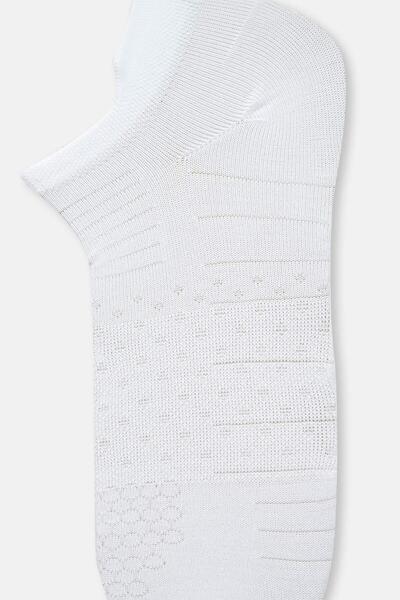 Dagi White Men's Plain Sports Socks 2-Piece