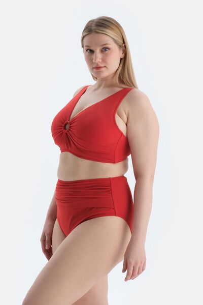 Dagi Κόκκινο κορσέ Συσσωρευτικό μπικίνι