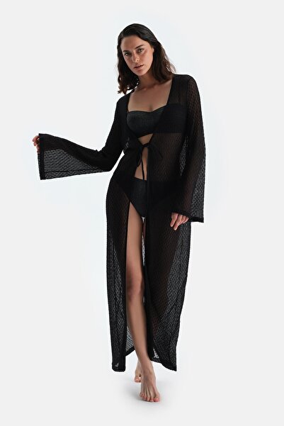 Dagi Kimono lung negru