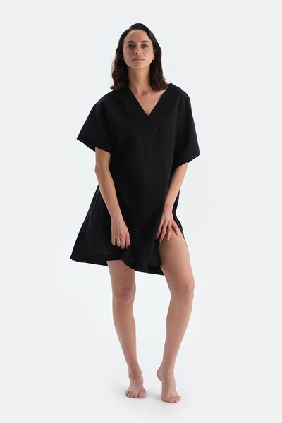 Dagi Black Short Sleeve Dress