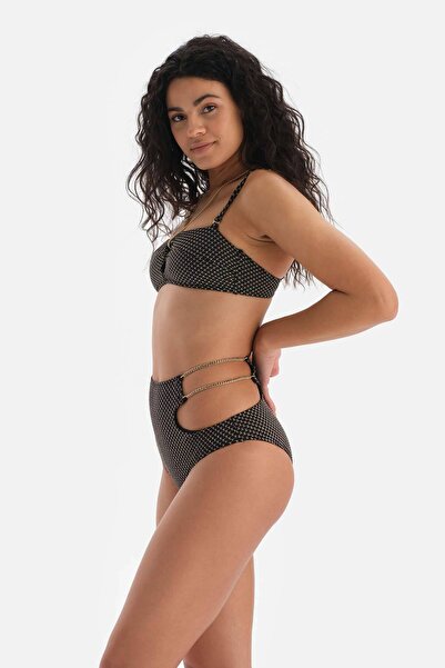 Dagi Schwarzes trägerloses Bikinioberteil