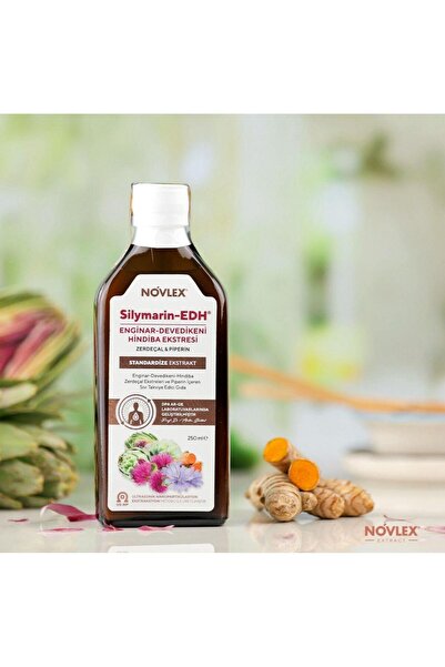 novlex ® Silymarin-EDH Enginar (Artichoke), Devedikeni (Milk Thistle), Hindiba, Zerdeçal ve Piperin E