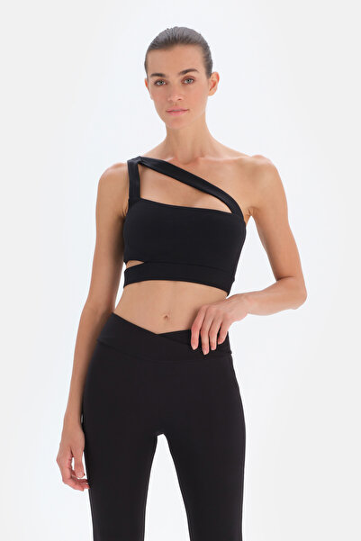 Dagi Black Women's Cross Strap Sports Bra