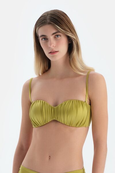 Dagi Μπικίνι Στράπλες Πράσινο Φιστίκι