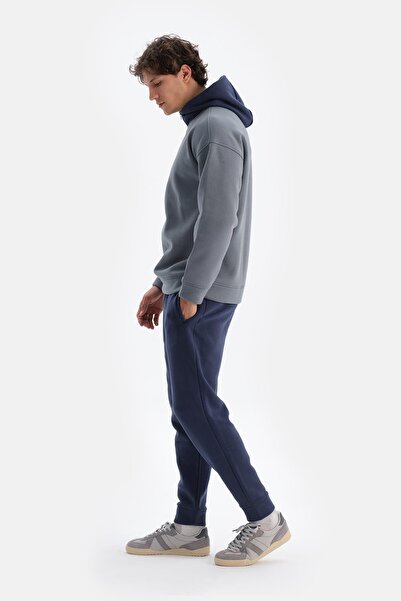 Dagi Indigo Чоловічий худі з капюшоном і шардоном всередині