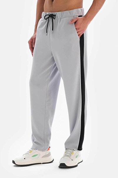 Dagi Light Gray Men's Sweatpants Cupro