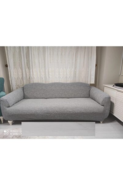 Mahperi Home طقم غطاء أريكة من الكتان العادي من الجاكار، مجموعة 3-3-1-1