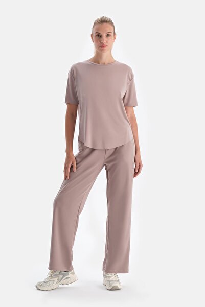 Dagi Pudra Kadın Modal Yan Detaylı Eşofman Altı