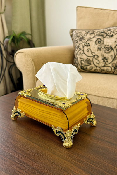 ALMASA Transparent and colored tissue box - 1 piece