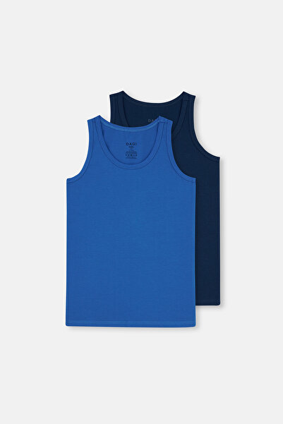 Dagi Tricou din bumbac multicolor din 2 piese pentru băieți