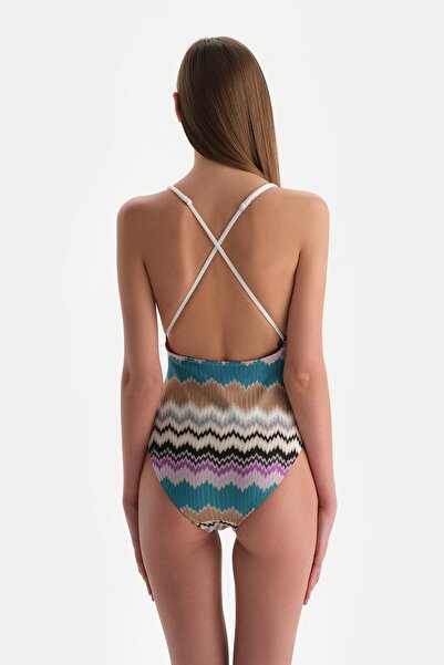 Dagi Πράσινο μαγιό Deep V