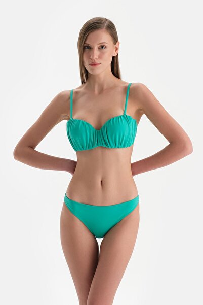 Dagi Mid Waist Mint Green Bikini Bottom