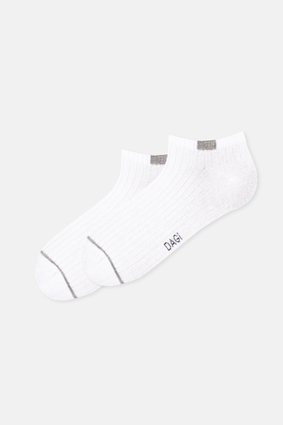 Dagi Ciorapi albi pentru bărbați cu dungi