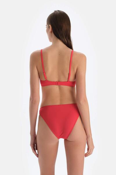 Dagi Covered Red Bikini Top