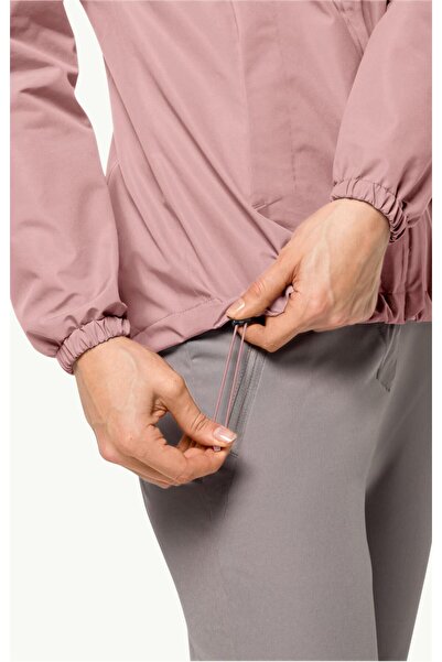 Jack Wolfskin Stormy Point 2L JKT Γυναικείο Μπουφάν 1111202-2203 Rose Smoke