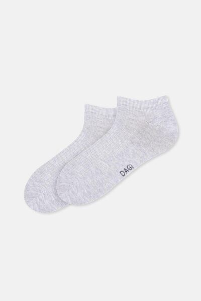 Dagi Grimelanj - Черни мъжки 2-пакетни раирани чорапи до глезена