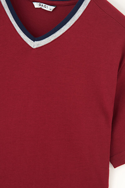 Dagi Μπλουζάκι σε μπορντό χρώμα