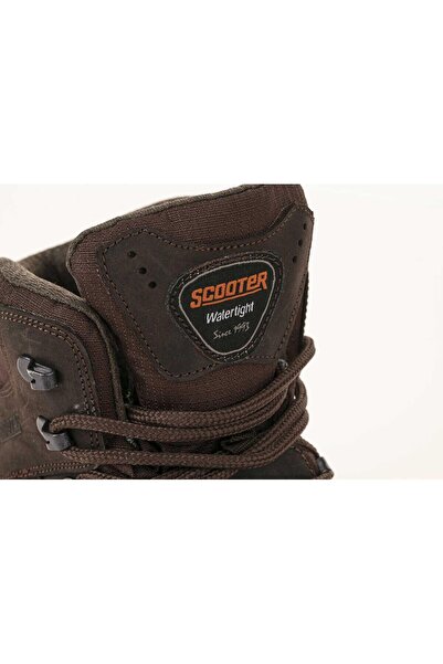 Scooter M1219Cko Dark Brown Crazy Leather Men's Waterproof Boots