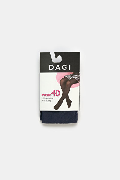 Dagi Navy Blue Kids Micro 40 Pantyhose