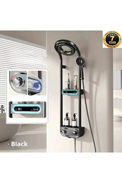 OEM DİJİTAL LED EKRAN VE TERMOSTATLI ROBOT DUŞ SETİ LÜX ŞELALE YAĞMUR DUŞ SİSTEMİ 7 YIL GARANTİLİ İTHAL