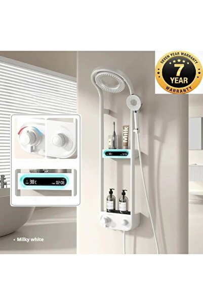 OEM DİJİTAL LED EKRAN VE TERMOSTATLI ROBOT DUŞ SETİ LÜX ŞELALE YAĞMUR DUŞ SİS...