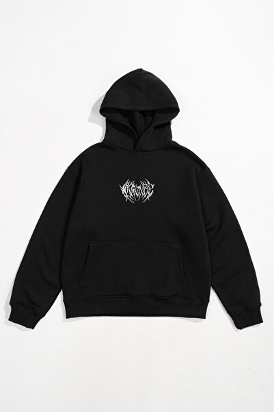 UKHWD SUPPLY Brutal Embroidery Oversize Men's Hoodie Uk1067Sy