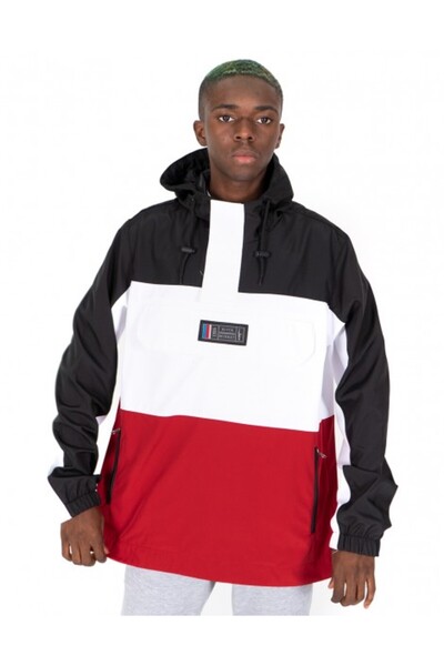 BLVCK MVRKET Street Style Men's Jacket Raincoat Pg1078Sykz