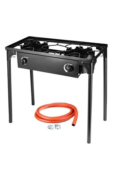 Smart Kitchen موقد غاز ذو شعلتين للتخييم والرحلات