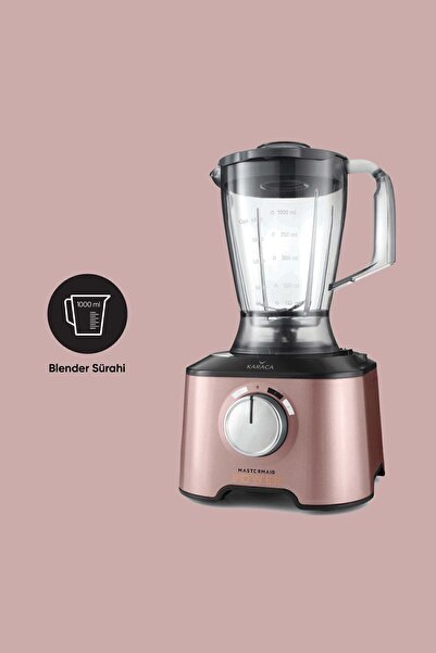 Karaca Rendeleme, Dilimleme, Yoğurma ve Çırpma 10 Ürün 1 Arada Mutfak Robotu, Blender Seti 2000w