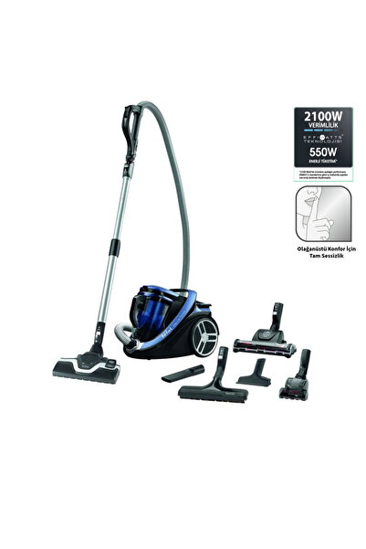 TEFAL -Mavi Silence Force Cyclonic Toz Torbasız Elektrikli Süpürge