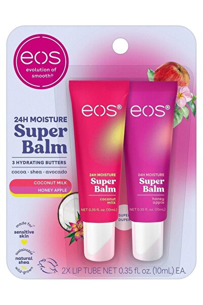 Eos Lip Balm Coconut Milk + Honey Apple 2'li Dudak Balsamı 2x10ML