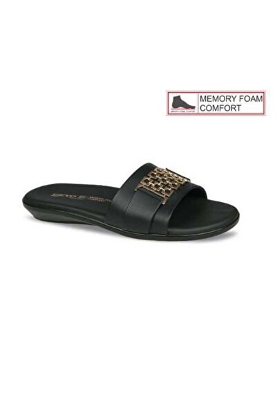 Ceyo 9827-15-RK-490 Чорні жіночі домашні капці