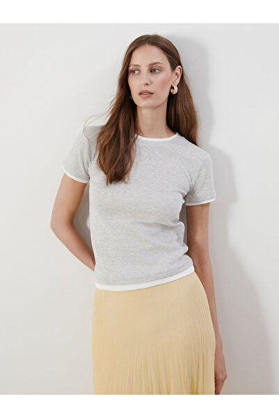 LC Waikiki Νέα σεζόν Crew Neck Γυναικείο Tisort - S5QL10Z8