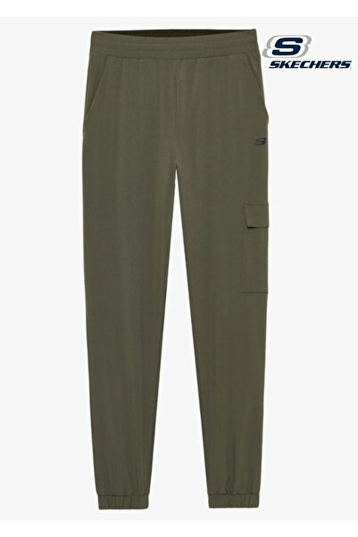 SKECHERS Micro Collection m Jogger Woven Pant S222080 Men's Tracksuit Bottom Khaki