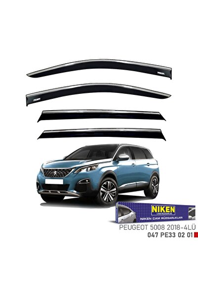 Niken Peugeot 5008 cam rüzgarlığı kromlu 2018+