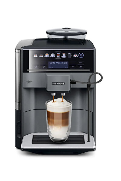 Siemens TE651209RW Tam Otomatik Kahve Makinesi EQ6 plus s100 Elmas titanyum metalik
