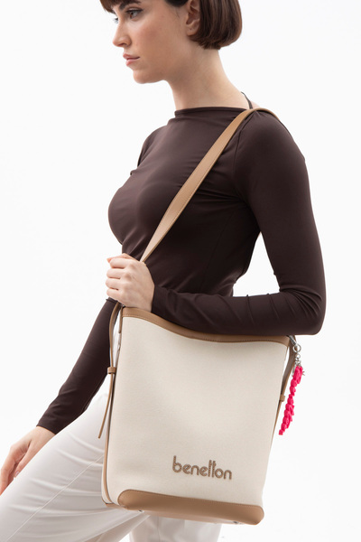 United Colors of Benetton GEANT DE UMĂR BENETTON BEJ BNT1528