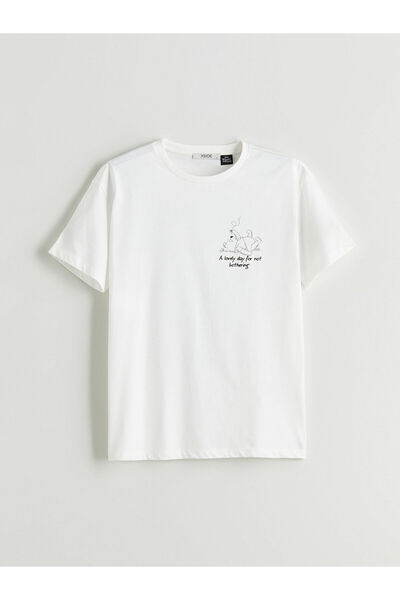 LC Waikiki guler rotund Tricou pentru femei cu licență Winnie the Pooh