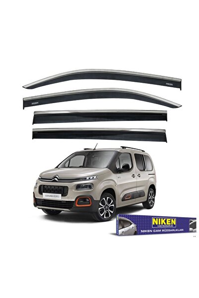 Niken Peugeot rifter cam rüzgarlığı kromlu 2019+