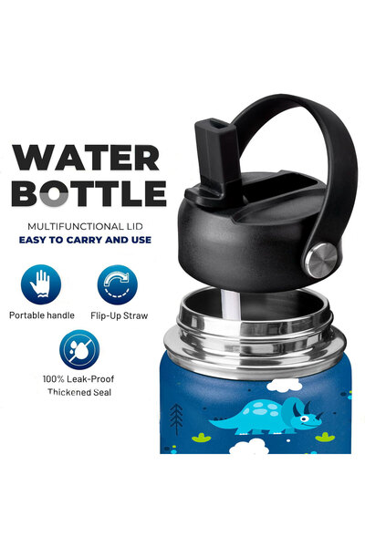 Snack Attack SA Kids Water Bottle for School Insulated water bottle with Straw Lid, Kids water bottl
