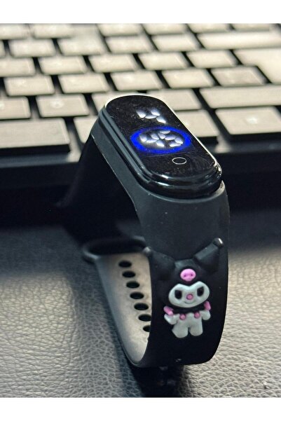 DİGİFULL Figürlü Dijital Led Çocuk Saati Dokunmatik Ekranlı Su Geçirmez Oyunc...