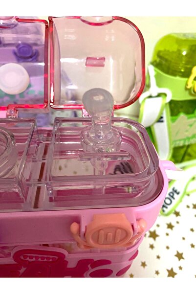 GNR 2 Bölmeli Okul Su Matarası Askılı Suluk Modelleri