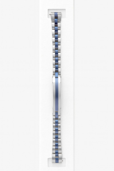 Bittox Modern Stainless Steel Luxury Men's Bracelet-Silver Blue Color Combination Trend Accessory