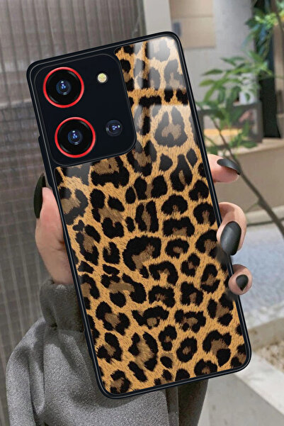 Reeder S19 Max Pro S 108 MP (Zoom) Uyumlu Kahverengi Leopar Tasarımlı Glossy ...