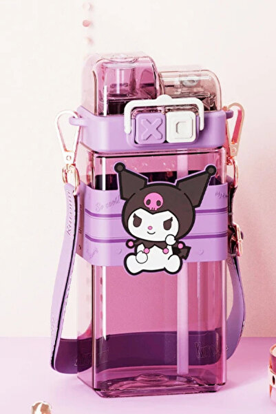 UĞURDAN Kuromi Tasarımlı Suluk Çocuk ve Genç Matara – Pipetli/Pipetsiz Suluk ...