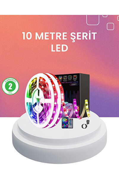 Eco Lounge 10 Metre Telefon Kontrollü Smart Şerit Led USB RGB Kumandalı