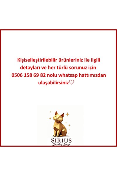 sirius jewelry 925 Gümüş | Plaka Çift Kolyesi