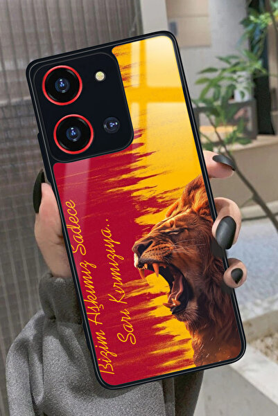 Reeder S19 Max Pro S 108 MP (Zoom) Uyumlu Aslan Tasarımlı Glossy Premium Kılıf