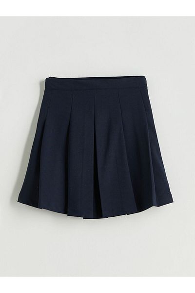 LC Waikiki Basic Gabardine Pleated Girl's Skirt