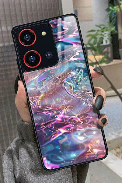 Reeder S19 Max Pro S 108 MP (Zoom) Uyumlu Simli Dalga Tasarımlı Glossy Premiu...